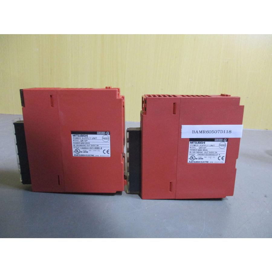 中古 MITSUBISHI POWER SUPPLY UNIT Q61SP 2個 (BAMR60507D118 