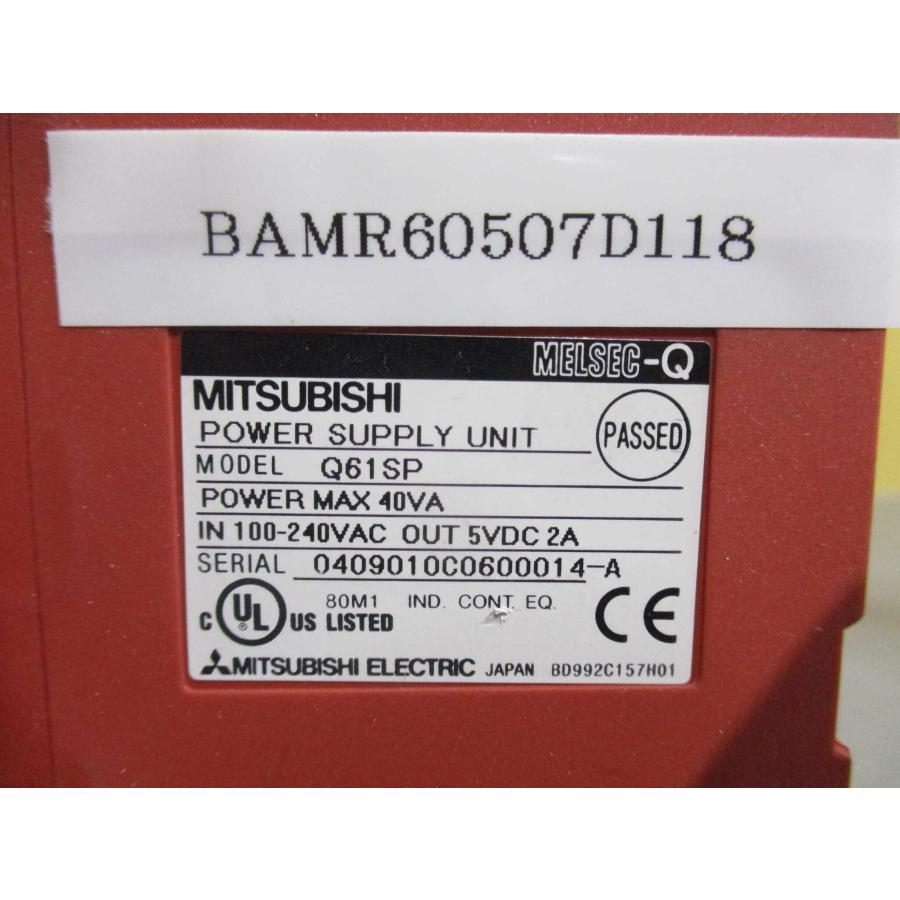 中古 MITSUBISHI POWER SUPPLY UNIT Q61SP 2個 (BAMR60507D118 