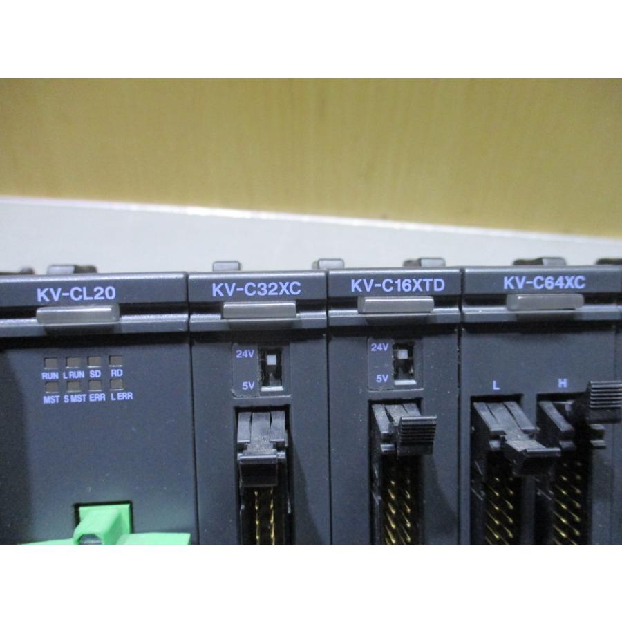 中古 KEYENCE KV-7500/KV-CL20/KV-C32XC/KV-C16XTD/KV-C64XC/KV-C32TD/KV-C32XC/KV-C16XTD/KV-C64XC/KV-C32TD/KV-EB1S (BAMR71029D202)