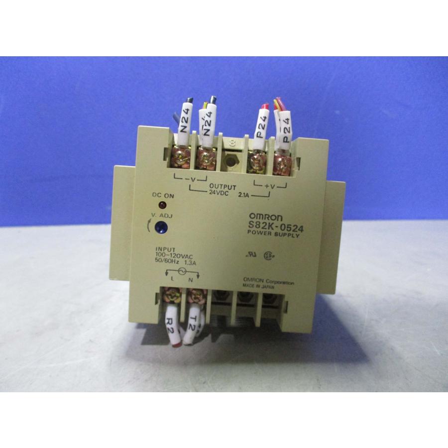 【4個】　OMRON S82K 05024 オムロン　スイッチング　電源　中古 Omron S82K-05024 DIN Mount 100-240VAC 24VDC/2.1A 50/60 Hz