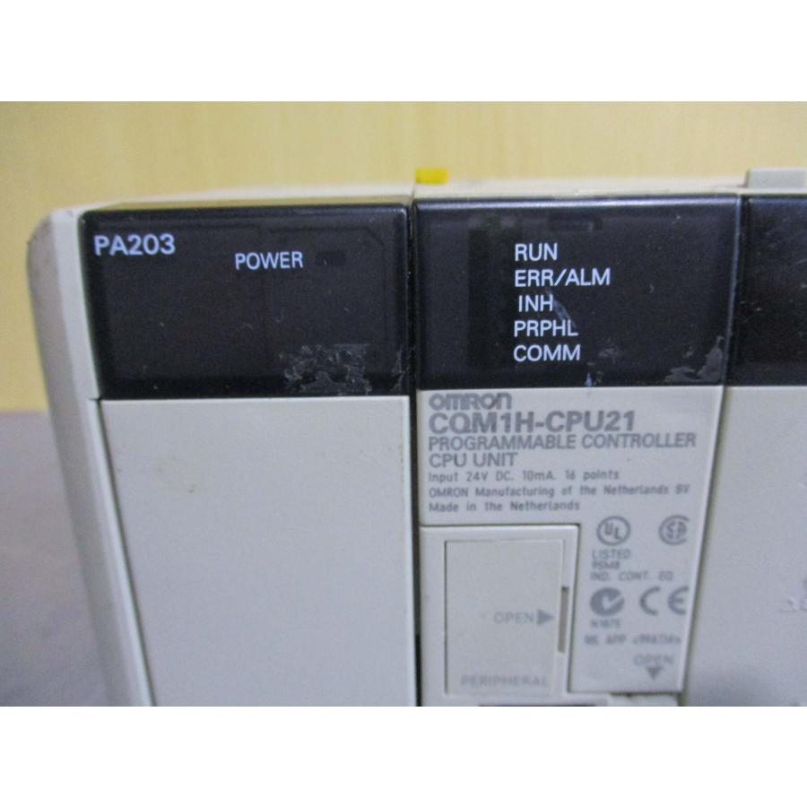 中古 OMRON PA203/CQM1H-CPU21/0CH/ID212/OC224*3/OD214 (BANR51028D016 ...