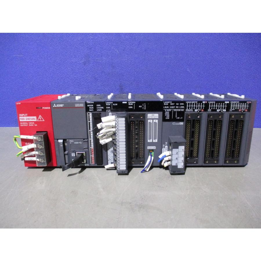 中古 MITSUBISHI L61P/L06CPU/L60AD4/LD75D4/LJ61BT11/LH42C4NT1P/LX42C4 ...