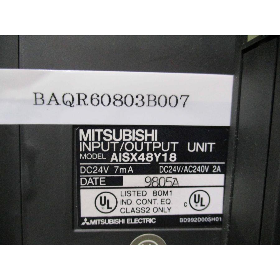 中古 MITSUBISHI A1S61PN/A1SHCPU/A1SX40*2/A1SY10*2/A1S68AD/A1S64AD/A1S68DAI/A1SX48Y18(BAQR60803B007)