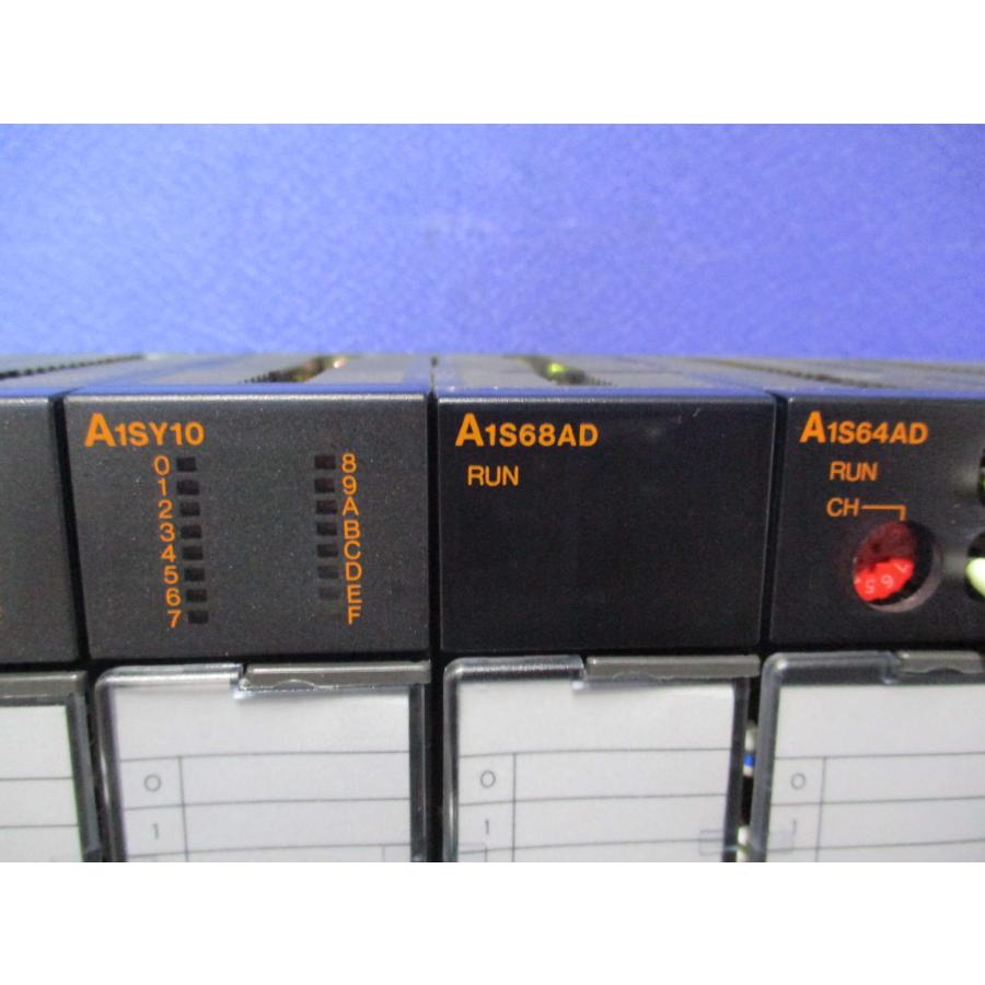 中古 MITSUBISHI A1S61PN/A1SHCPU/A1SX40*2/A1SY10*2/A1S68AD/A1S64AD/A1S68DAI/A1SX48Y18(BAQR60803B007)