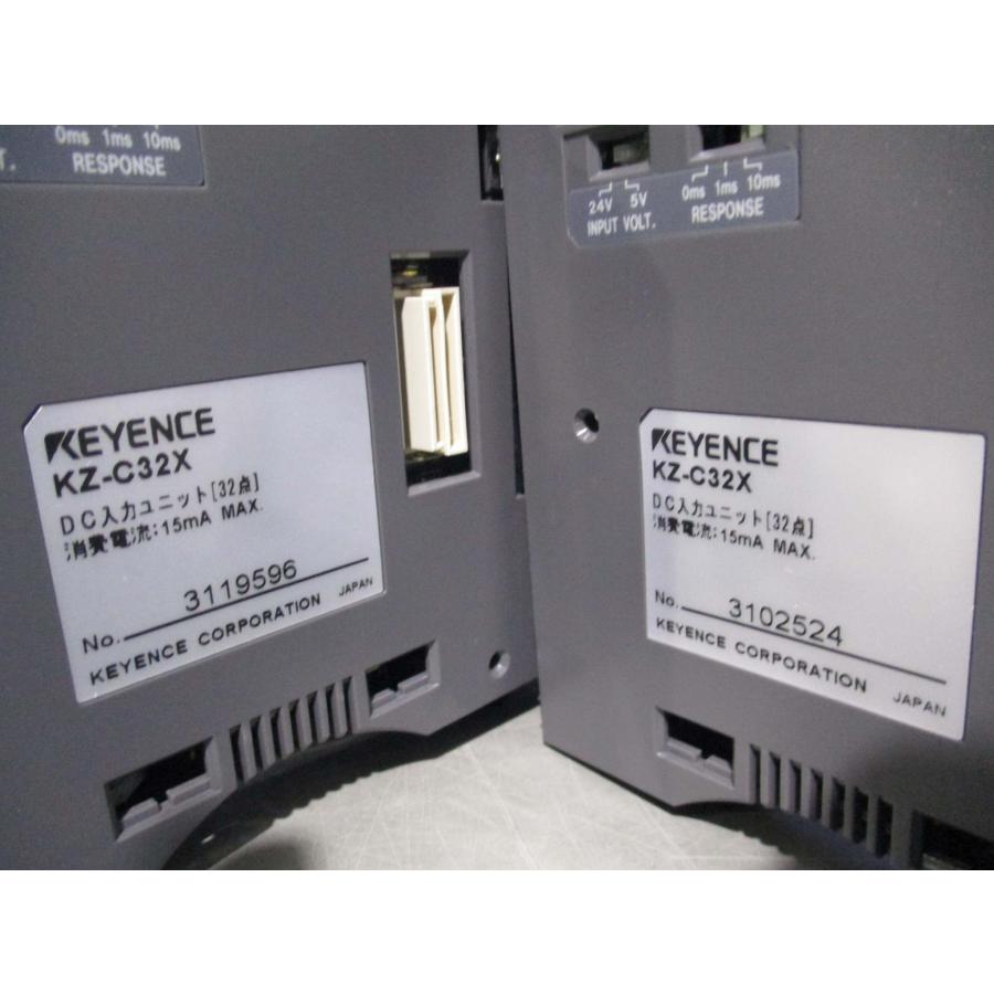中古 KEYENCE KZ-C32X*2/KZ-C32T*2/KZ-A500/KZ-U4/KZ-AN6/KZ-L10*2/KZ