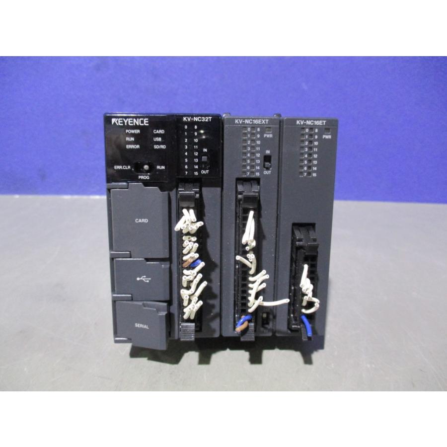 中古 KEYENCE KV-NC32T/KV-NC16EXT/KV-NC16ET (BAQR80105C156
