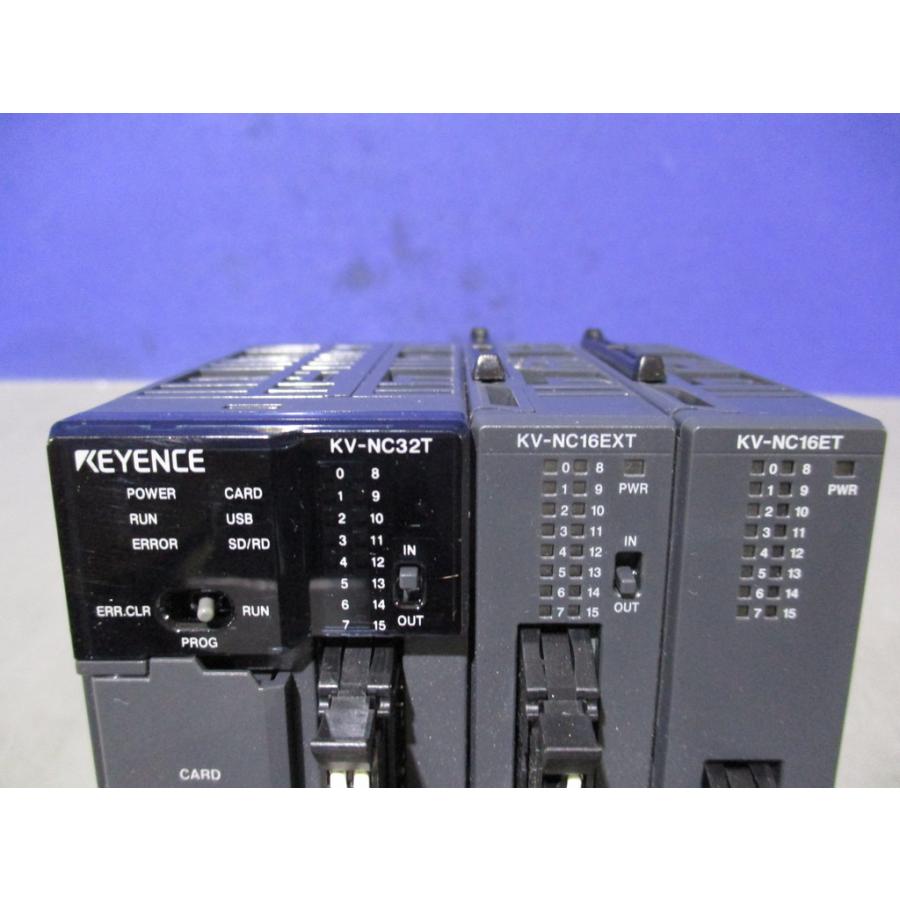 中古 KEYENCE KV-NC32T/KV-NC16EXT/KV-NC16ET (BAQR80105C156