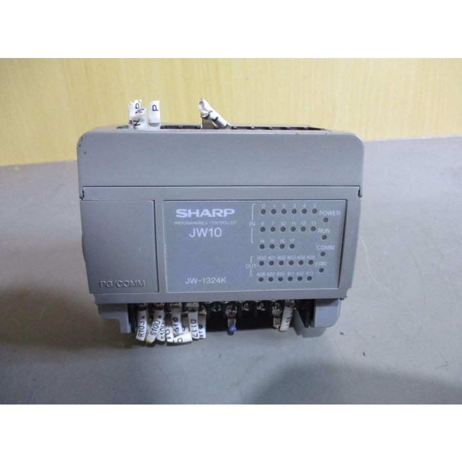 中古 SHARP PROGRAMMABLE CONTROLLER JW10 JW-1324K(BARR60608C009 ...