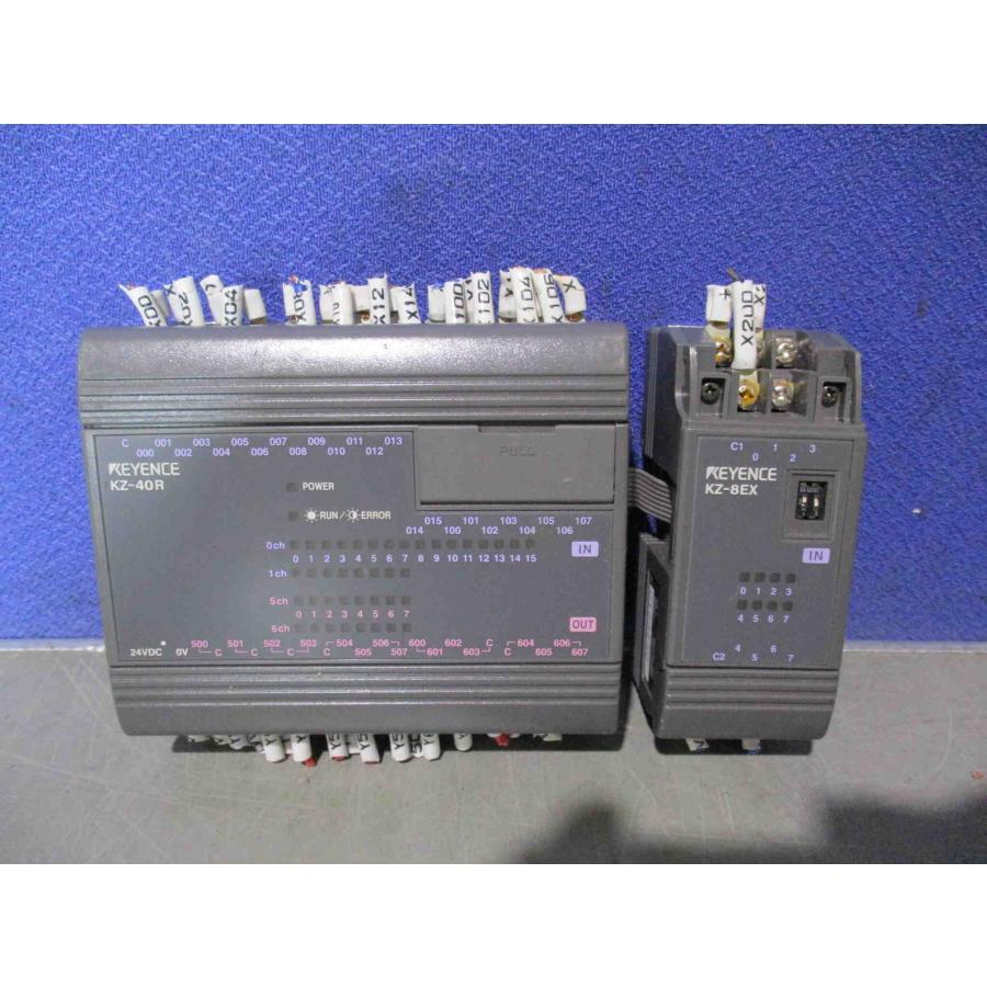 中古 KEYENCE KZ-8EX/KZ-40R 超小型パッケージタイプPLC