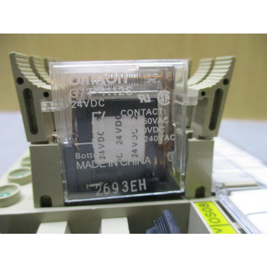中古 Omron P7TF-OS16 DC24/G7T-1112S I/Oリレーターミナル