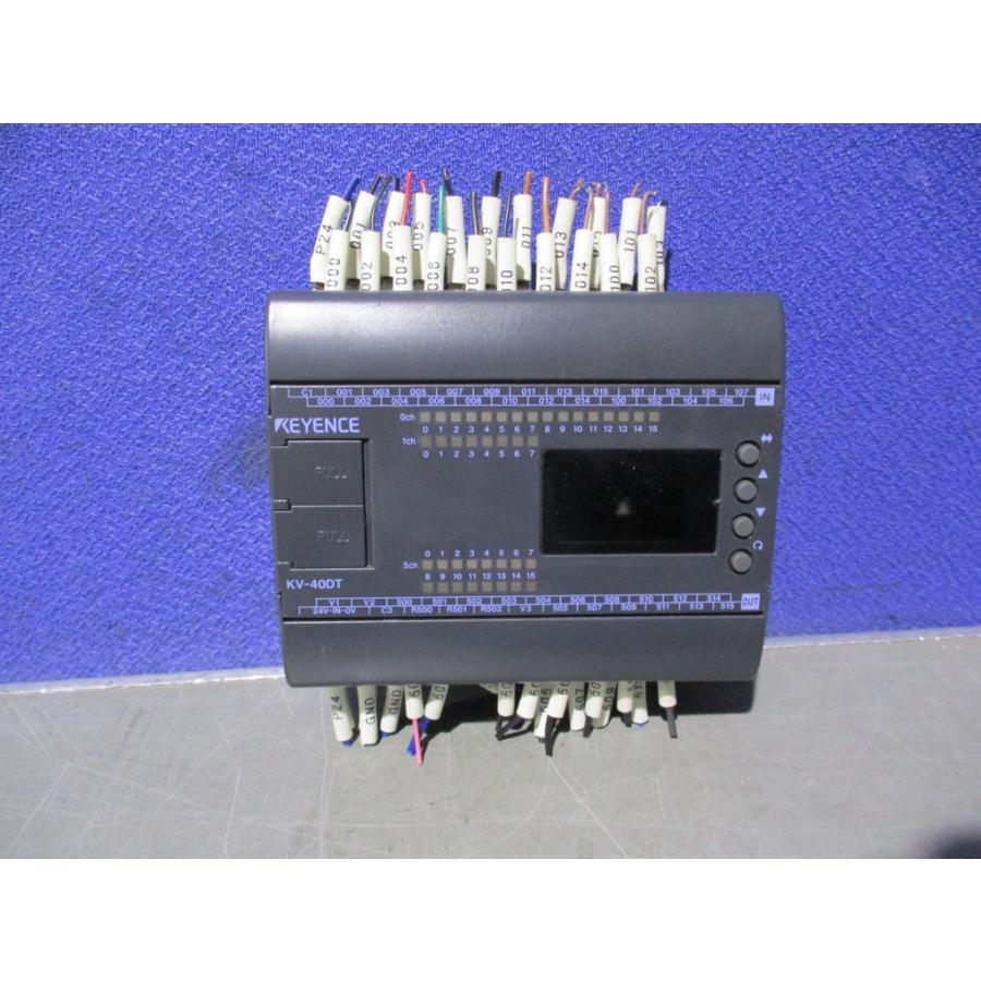 中古 KEYENCE 表示機能内蔵PLC KV-40DT (BARR71229C117