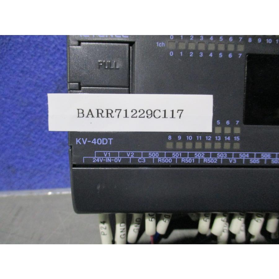 中古 KEYENCE 表示機能内蔵PLC KV-40DT (BARR71229C117