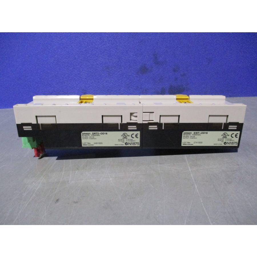 中古 OMRON DRT2-OD16/XWT-OD16 リモートI/Oターミナル&拡張ユニット