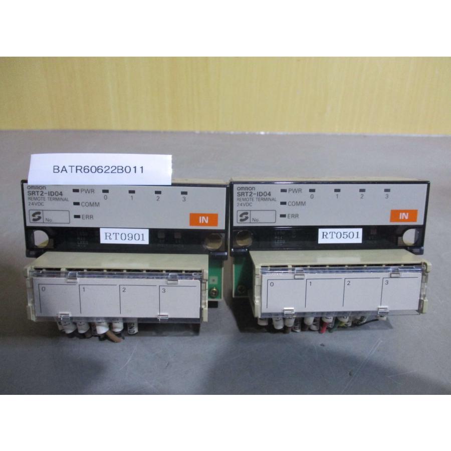 中古OMRON SRT2-ID04 Remote I/O Terminal 2個(BATR60622B011 