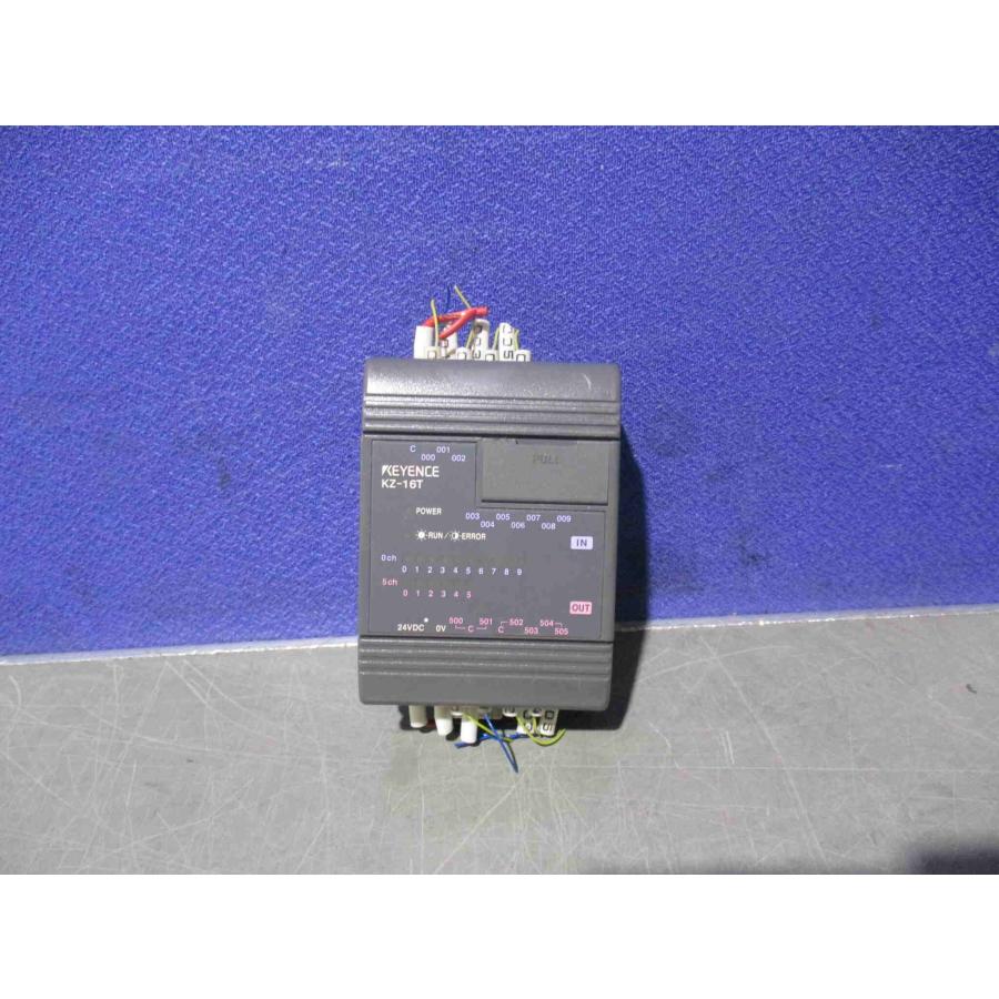 中古 KEYENCE KZ-16T 超小型プログラマブルコントローラ(BATR60625B030