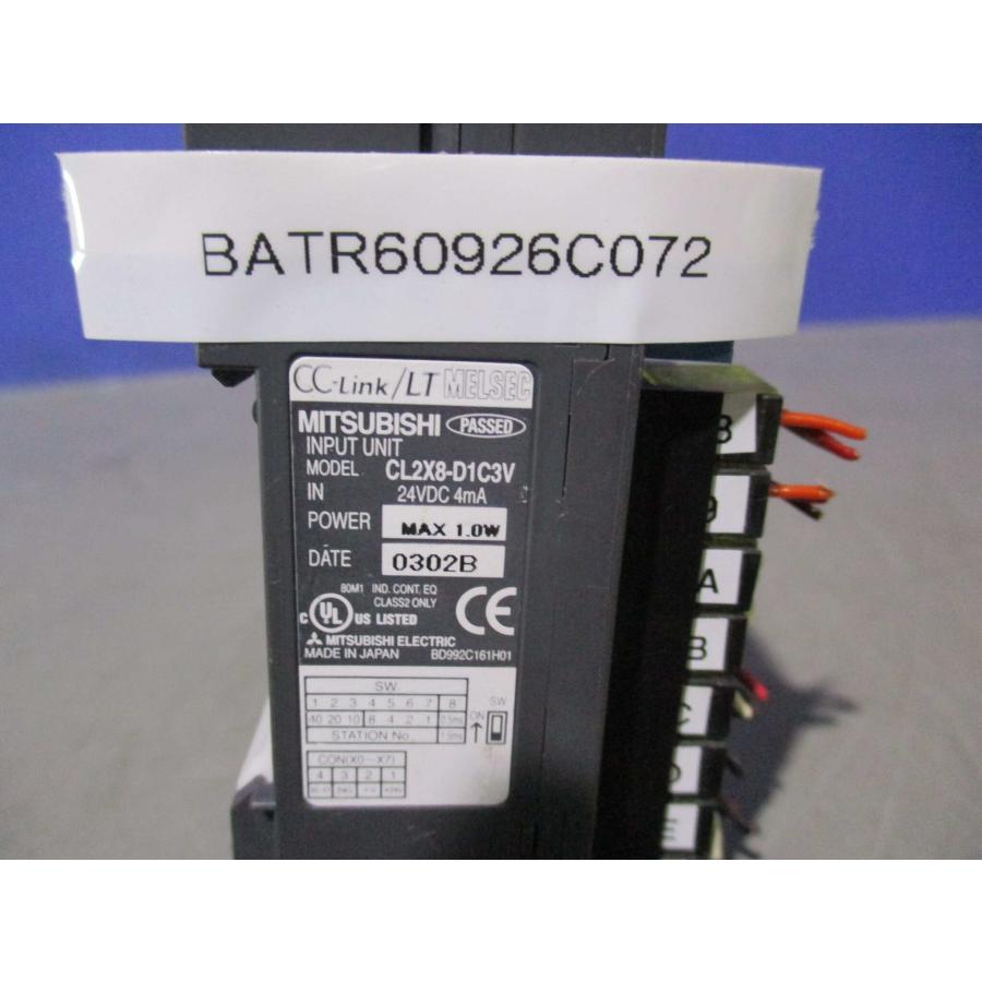 中古MITSUBISHI INPUT UNIT CL2X8-D1C3V 入力ユニット(BATR60926C072 ...