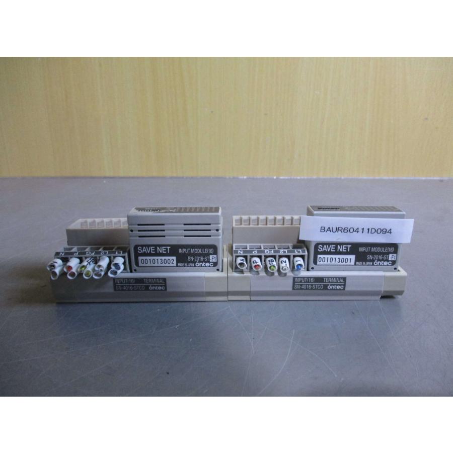 中古 ONTEC SAVE NET INPUT MODULE(16) SN-2016-ST-F1/INPUT(16) TERMINAL SN ...