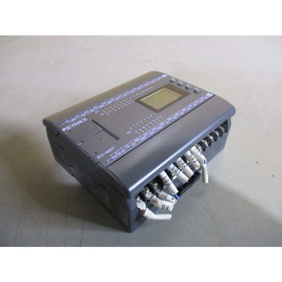 中古 KEYENCE 表示機能内蔵PLC KV-40DT(BAUR60608C115