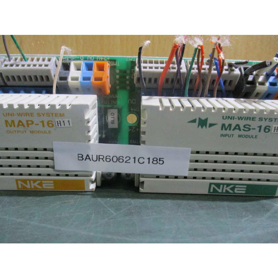 中古 NKE UNI-WIRE SYSTEM INPUT MODULE MAS-16 / MAP-16 OUTPUT MODULE ...