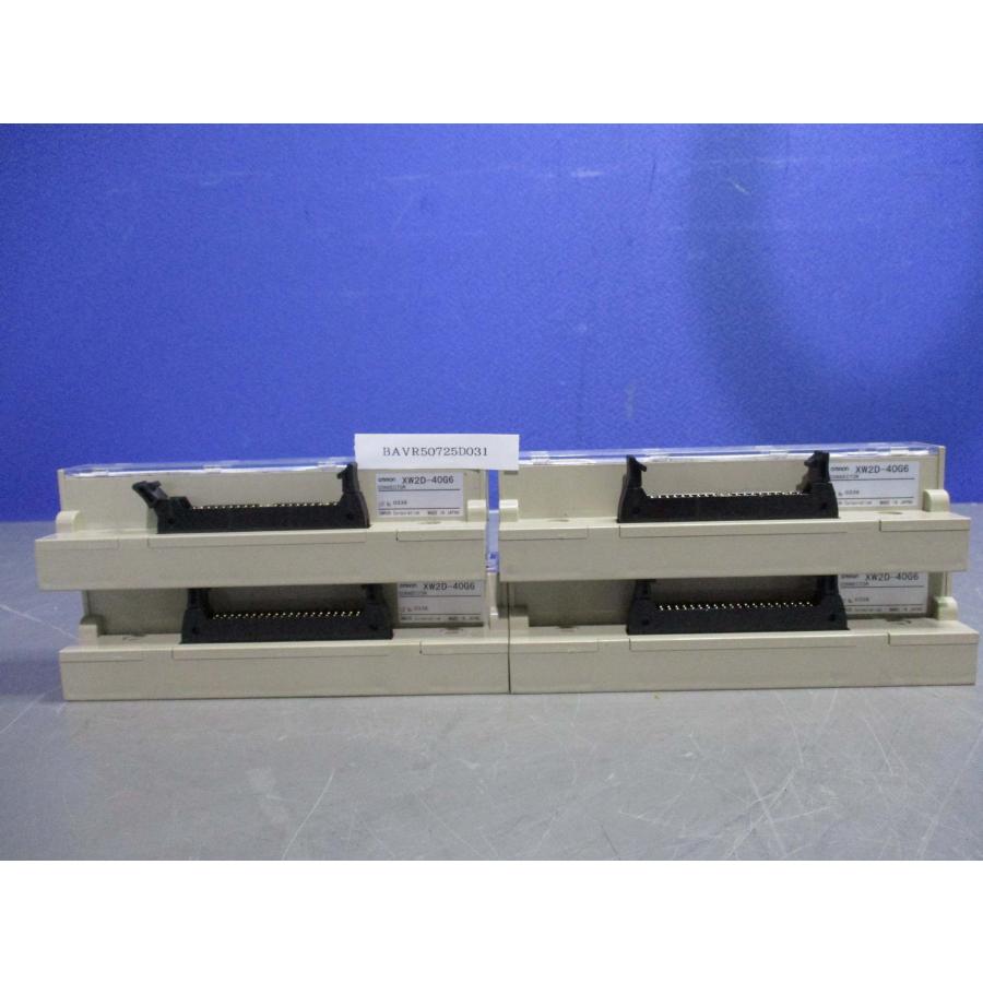 中古 OMRON CONNECTOR XW2D-40G6 コネクタ端子台 4個 中古 OMRON CONNECTOR XW2D-40G6 コネクタ端子台 4個