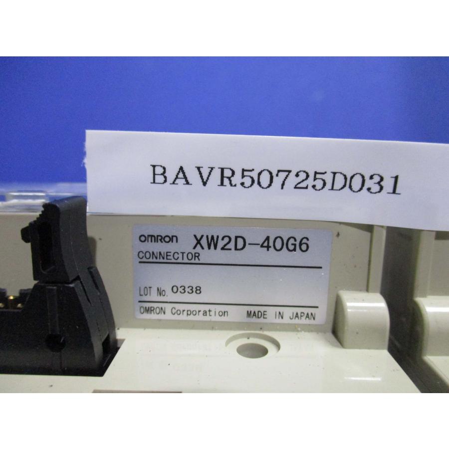 中古 OMRON CONNECTOR XW2D-40G6 コネクタ端子台 4個 中古 OMRON CONNECTOR XW2D-40G6 コネクタ端子台 4個
