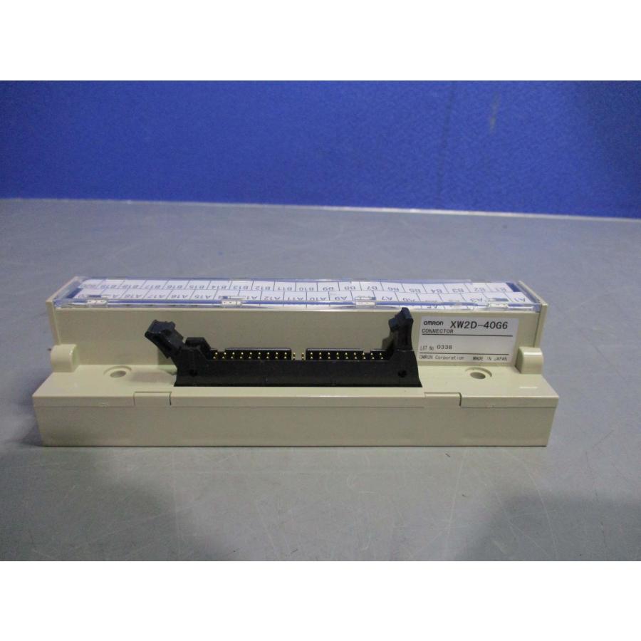 中古 OMRON CONNECTOR XW2D-40G6 コネクタ端子台 4個 中古 OMRON CONNECTOR XW2D-40G6 コネクタ端子台 4個
