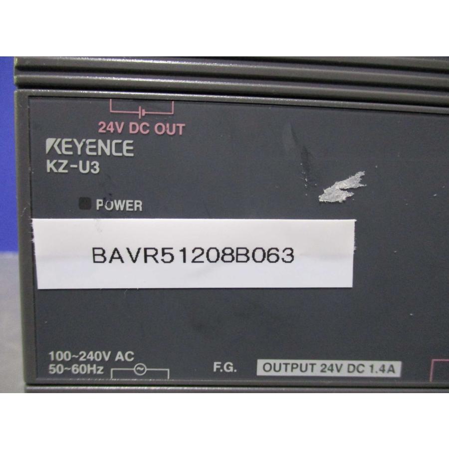中古 KEYENCE KZ-U3 超小型パッケージタイプPLC (BAVR51208B063