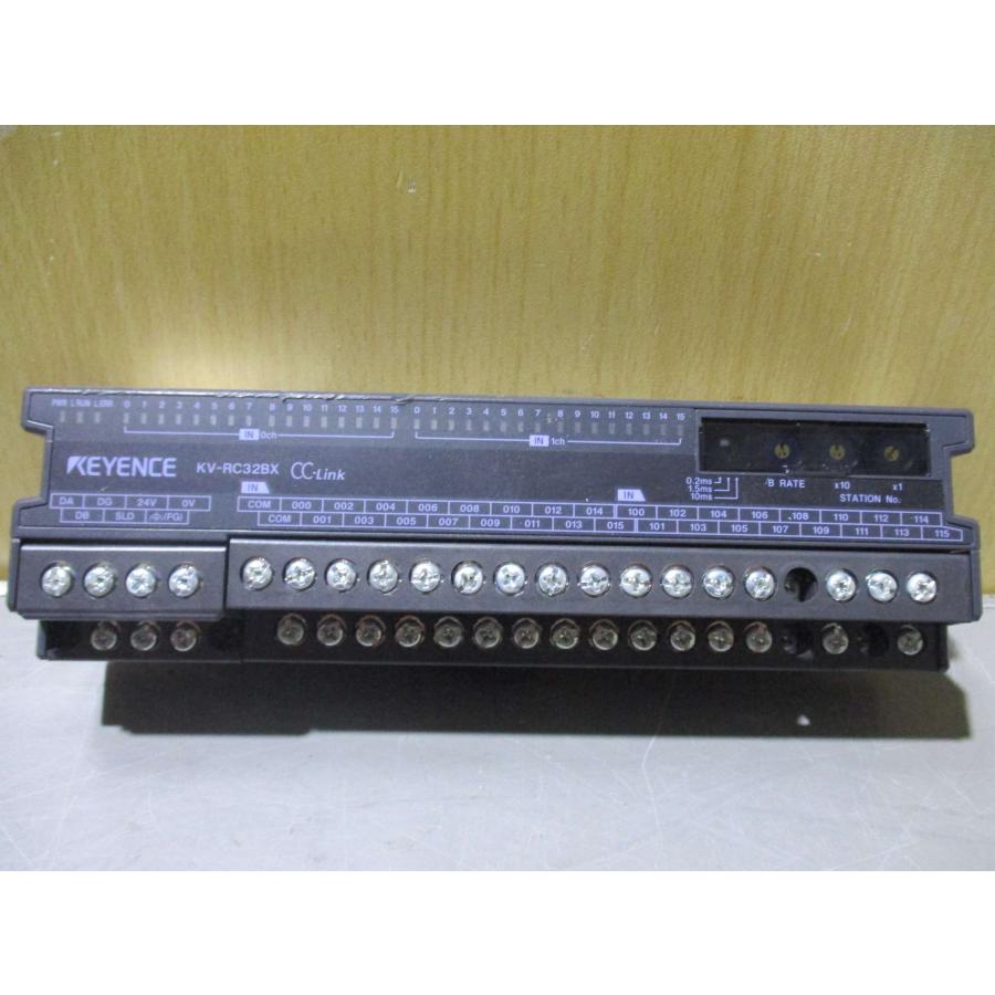 中古 KEYENCE KV-RC32BX プログラマブルコントローラ アナログ