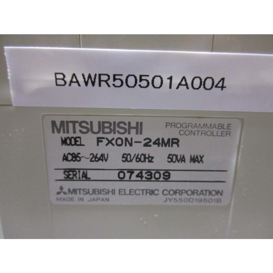 中古 OMRON PROGRAMMABLE CONTROLLER FX0N-24MR プログラマブル プログラマブルコントローラFXon-24MR