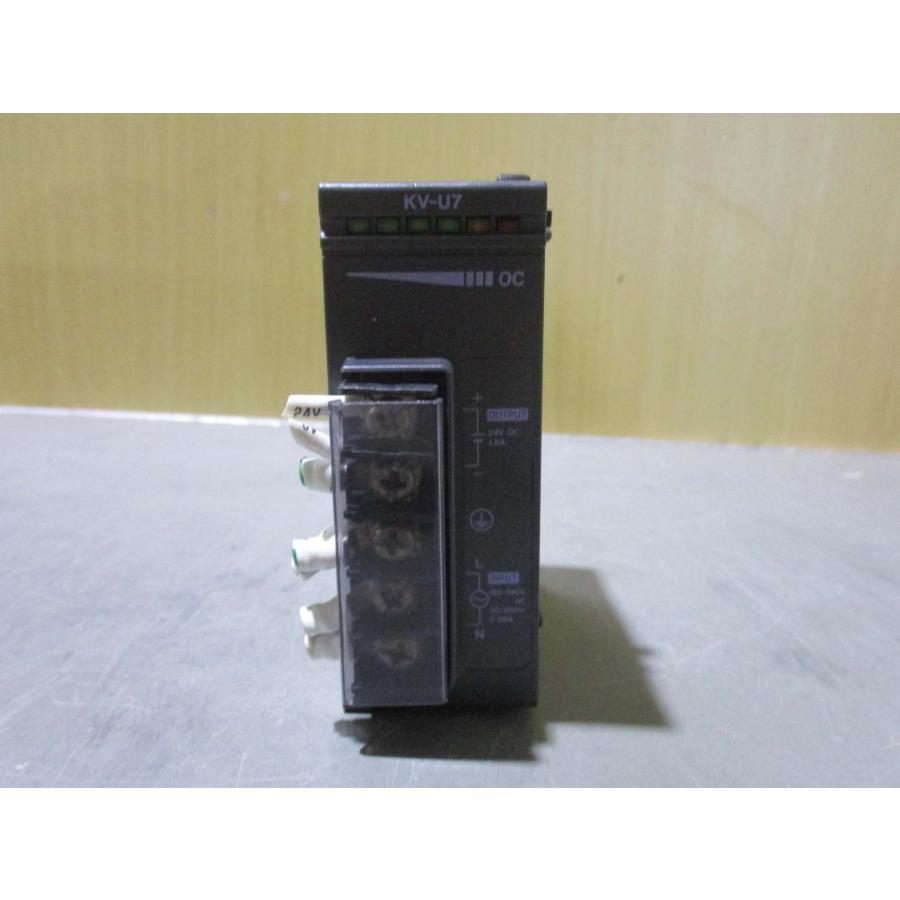中古 KEYENCE POWER SUPPLY MODULE KV-U7 100-240V(BAWR50515C134