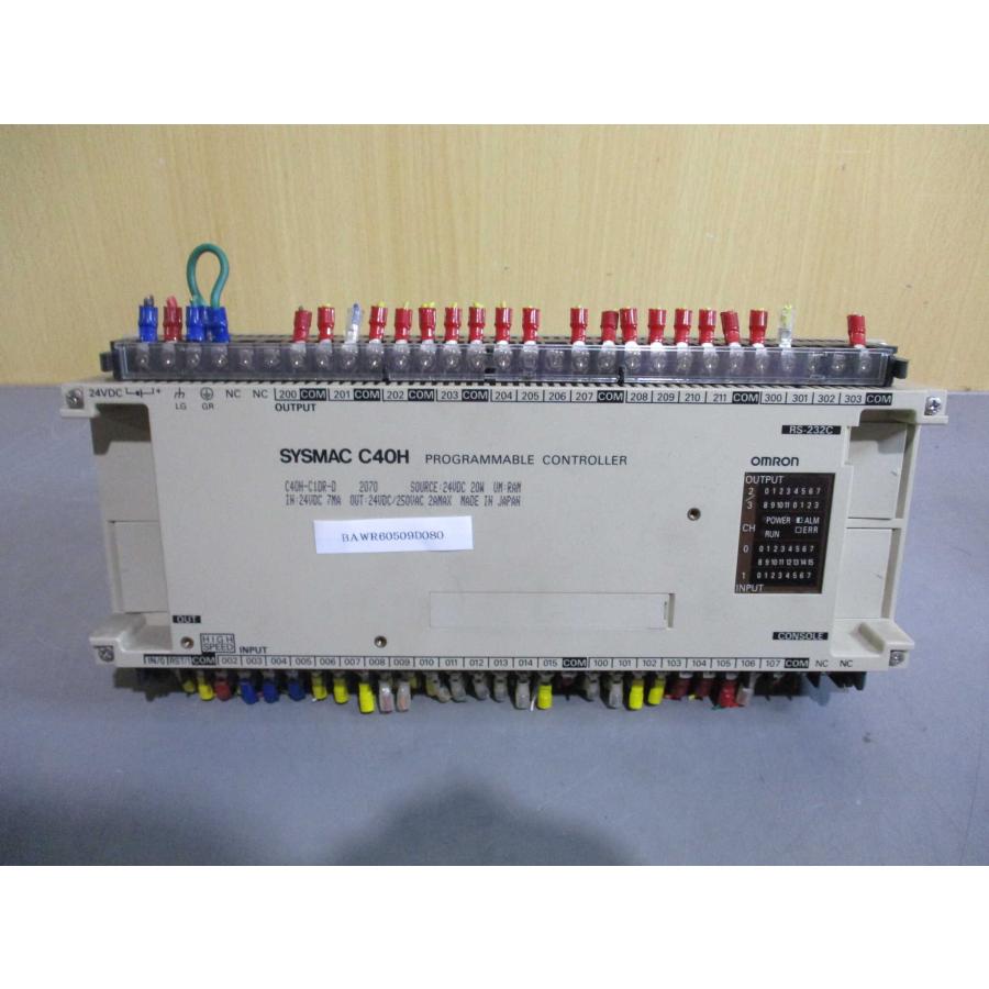 中古 OMRON SYSMAC C40H EXPANSION I/O UNIT C40H-EDR-D PROGMMABLE COTROLLER ...