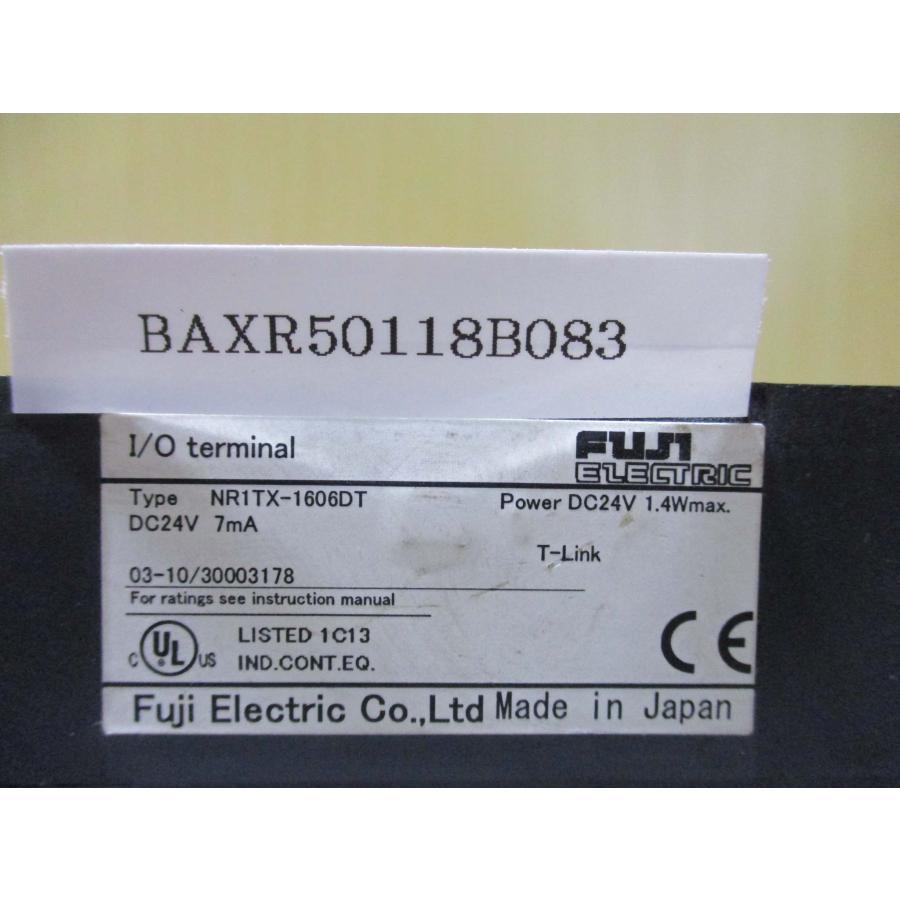 中古 FUJI I/O TERMINAL NR1TX-1606DT 入出力端子(BAXR50118B083