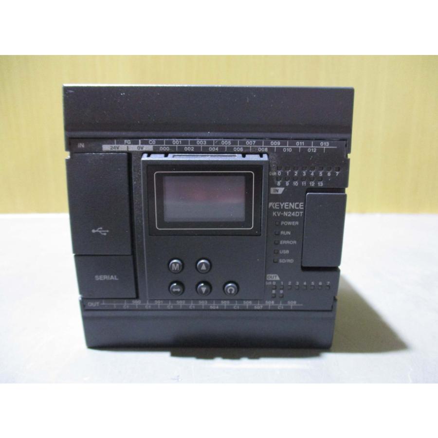 中古 KEYENCE KV-N24DT 基本ユニット DC電源タイプ(BAXR50518C104 