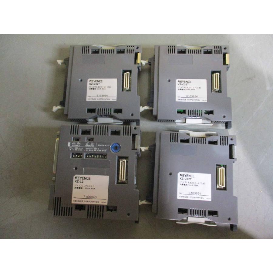 中古 KEYENCE KZ-350/KZ-C32T*3/KZ-L2/KZ-C32X*2/KZ-C16X