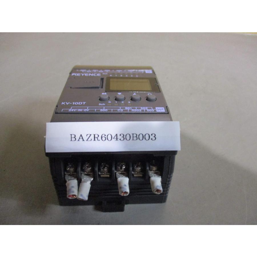 中古 KEYENCE KV-10DT 表示機能内蔵超小型PLC (BAZR60430B003 