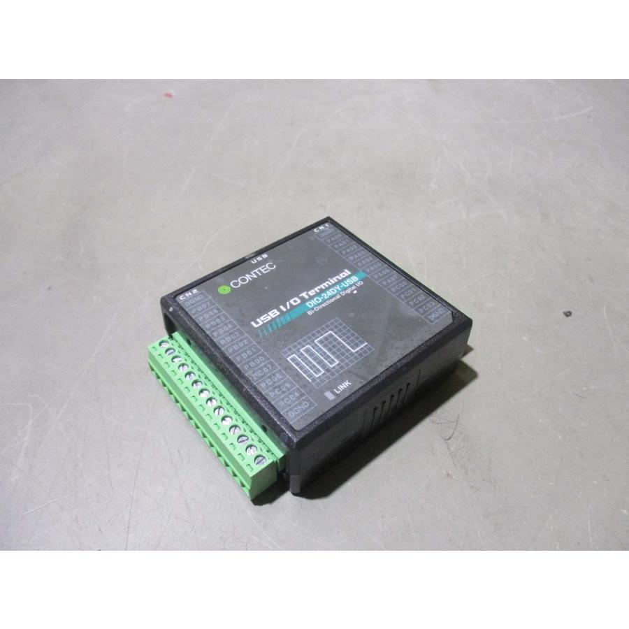 中古 CONTEC DIO-24DY-USB 非絶縁型双方向デジタル入出力ターミナル