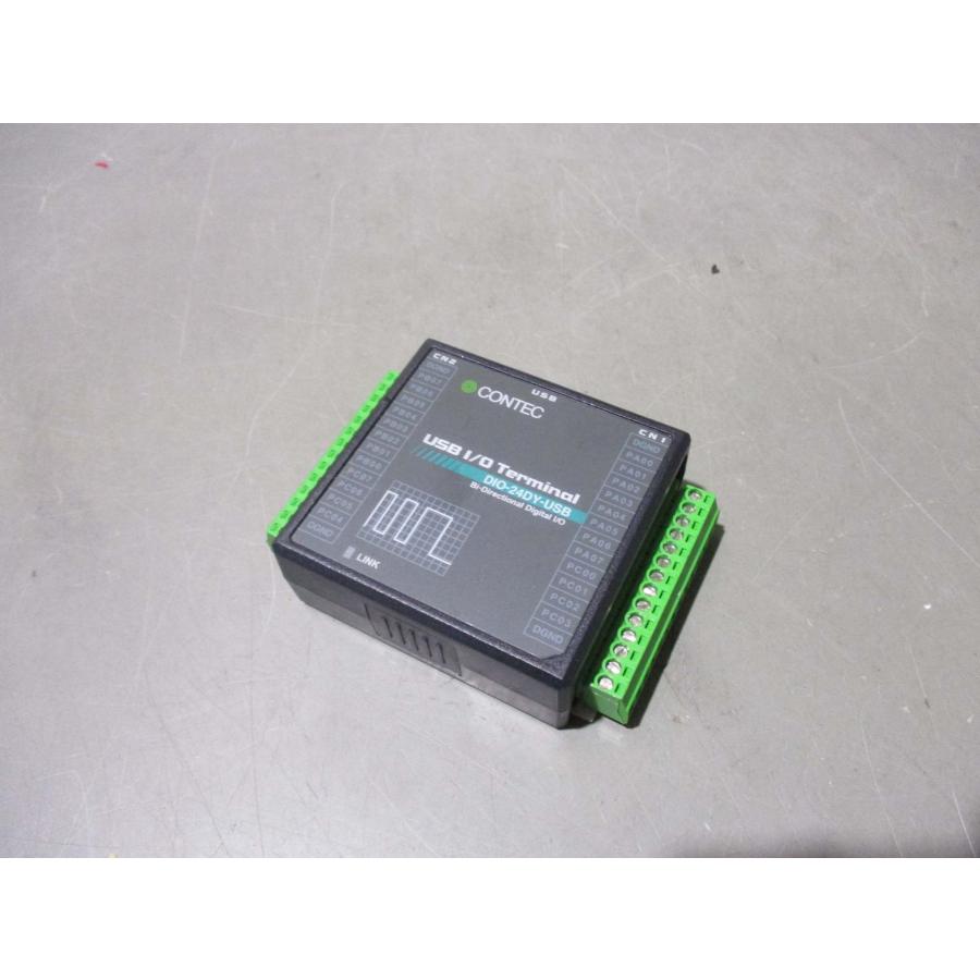 中古 CONTEC DIO-24DY-USB 非絶縁型双方向デジタル入出力ターミナル 