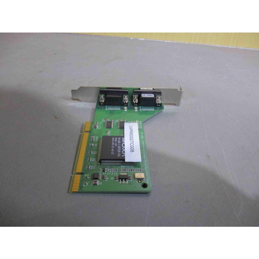 中古 MOXA CP-102U 2ポート RS-232 Universal PCIシリアル通信ボード