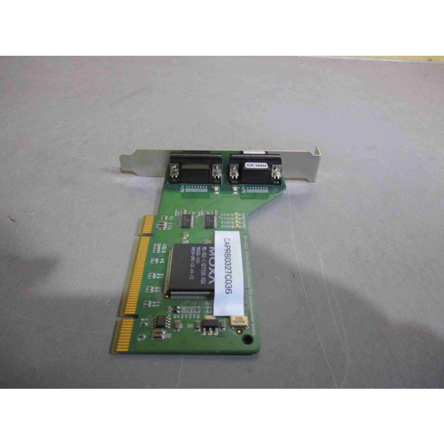 中古 MOXA CP-102U 2ポート RS-232 Universal PCIシリアル通信ボード