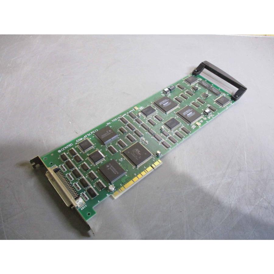 中古 CONTEC COM-4FS(PCI) 4CH インテリジェント型 RS-232C通信ボード
