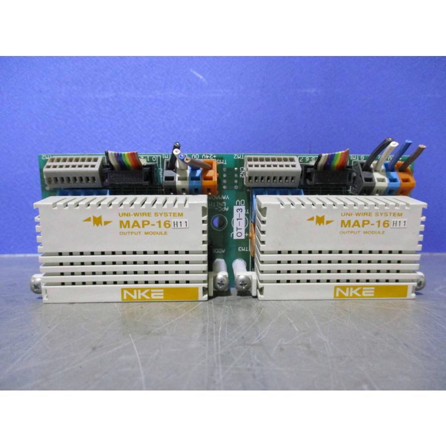 中古 NKE UNI-WIRE SYSTEM OUTPUT MODULE MAP-16H11*2 (CAQR51209B078)｜growdetradingltd｜03