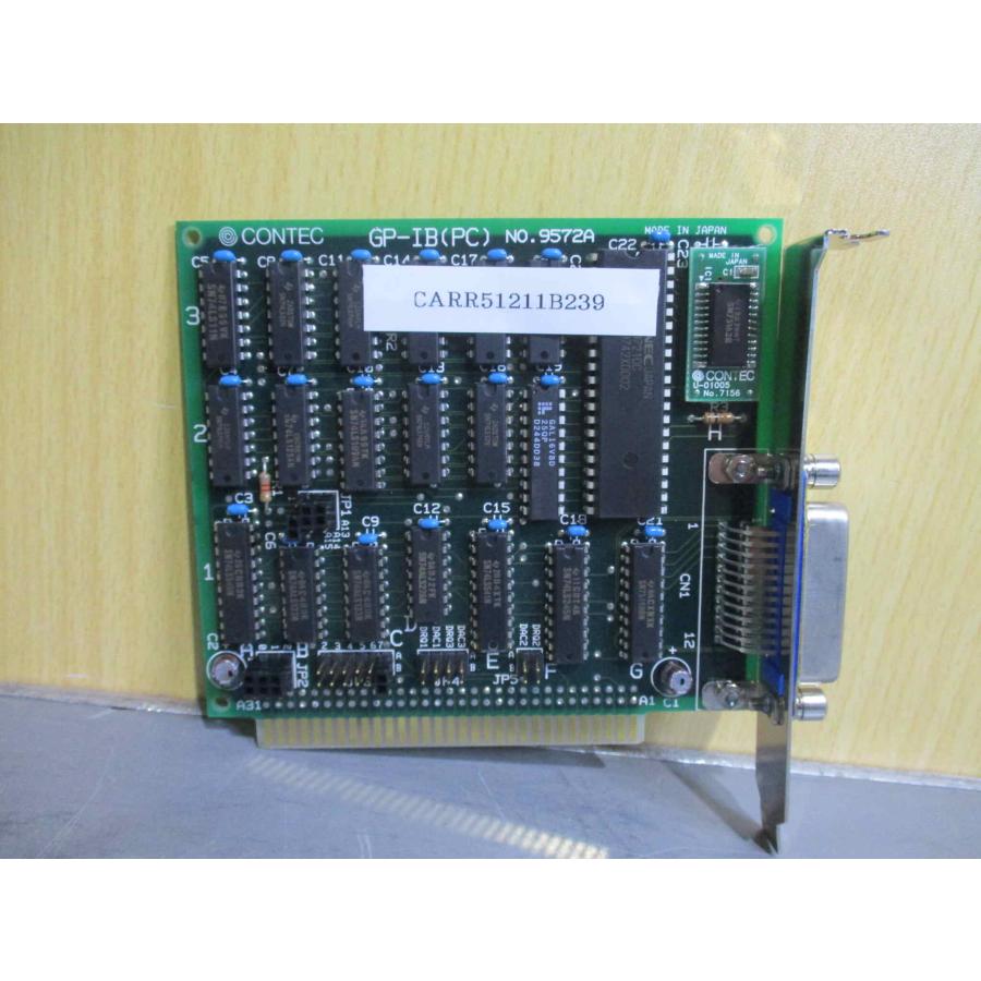 中古 CONTEC GP-IB(PC) 9572A BOARD (CARR51211B239) : growdetrading