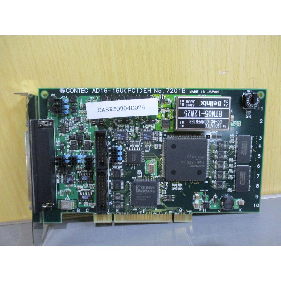 中古 CONTEC AD16-16U(PCI) EH アナログ入力ボード(CASR50904D074 