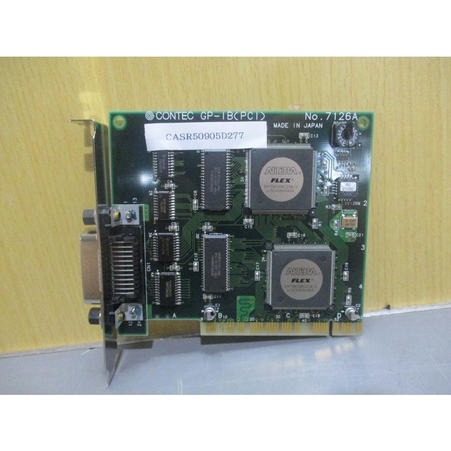 中古 CONTEC GP-IB(PCI) PCIバス対応GPIB通信ボード(CASR50905D277 