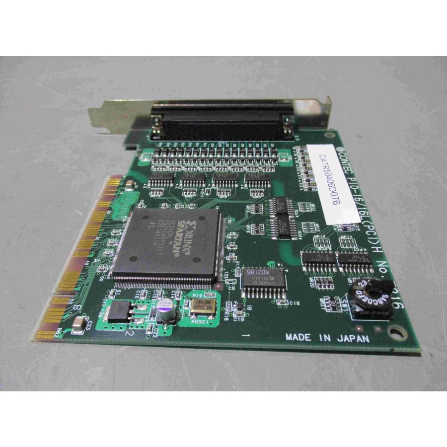 中古 CONTEC 絶縁型デジタル入出力ボード PIO-16/16L(PCI)H