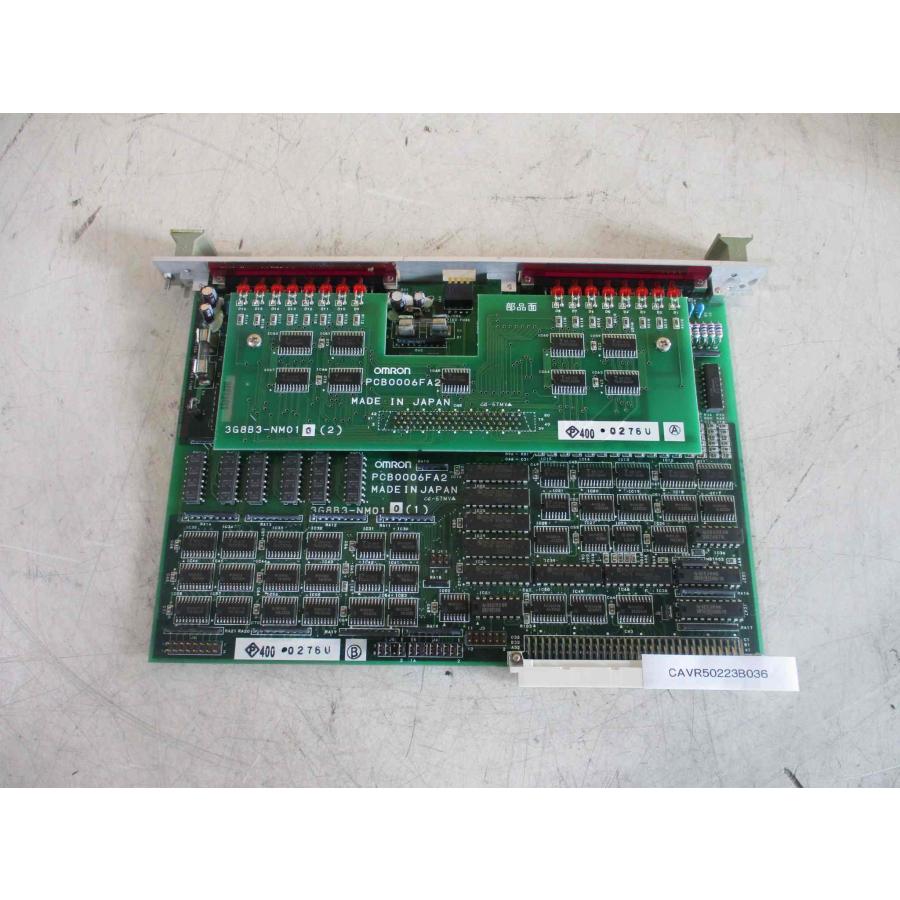 中古 OMRON PCB0006FA2 / 3G8B3-NM010 ボード(CAVR50223B036