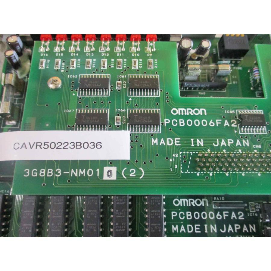 中古 OMRON PCB0006FA2 / 3G8B3-NM010 ボード(CAVR50223B036