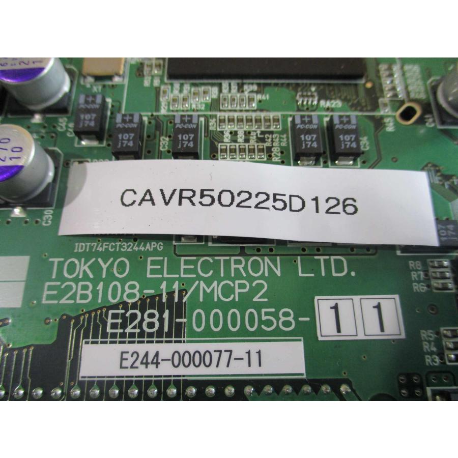 中古 TEL TOKYO ELECTRON E2B108-11/MCT2 E281-000059-11/E2B108-11/MCP2 E281-000059-11(CAVR50225D126)_4