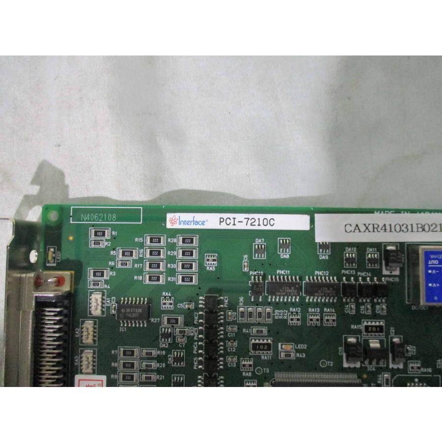 中古 Interface PCI-7210C 4軸絶縁パルスモーションコントローラ