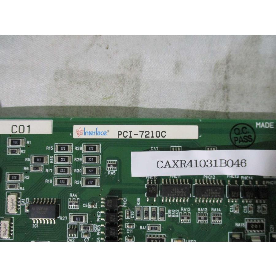 Interface PCI-7210CM 4軸絶縁パルスモーションコントローラ 中古 Interface PCI-7210C 4軸絶縁パルスモーションコントローラ
